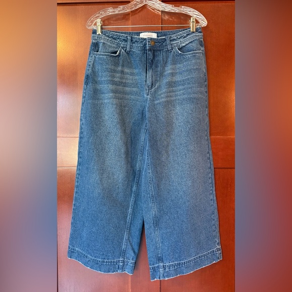 POPSUGAR Denim - POPSUGAR Wide Leg Denim Capri Pants